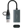 Nanocable Capturadora de Vídeo/Audio HDMI 4K USB-C/USB-A 10.15.0001